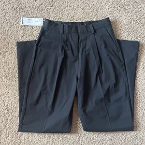 adidas Ultimate365 TwistWeave Wide Leg Pleated Golf Pants Blk Size Womens 4 NWT